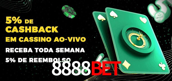 Promoções do cassino ao Vivo 8888bet